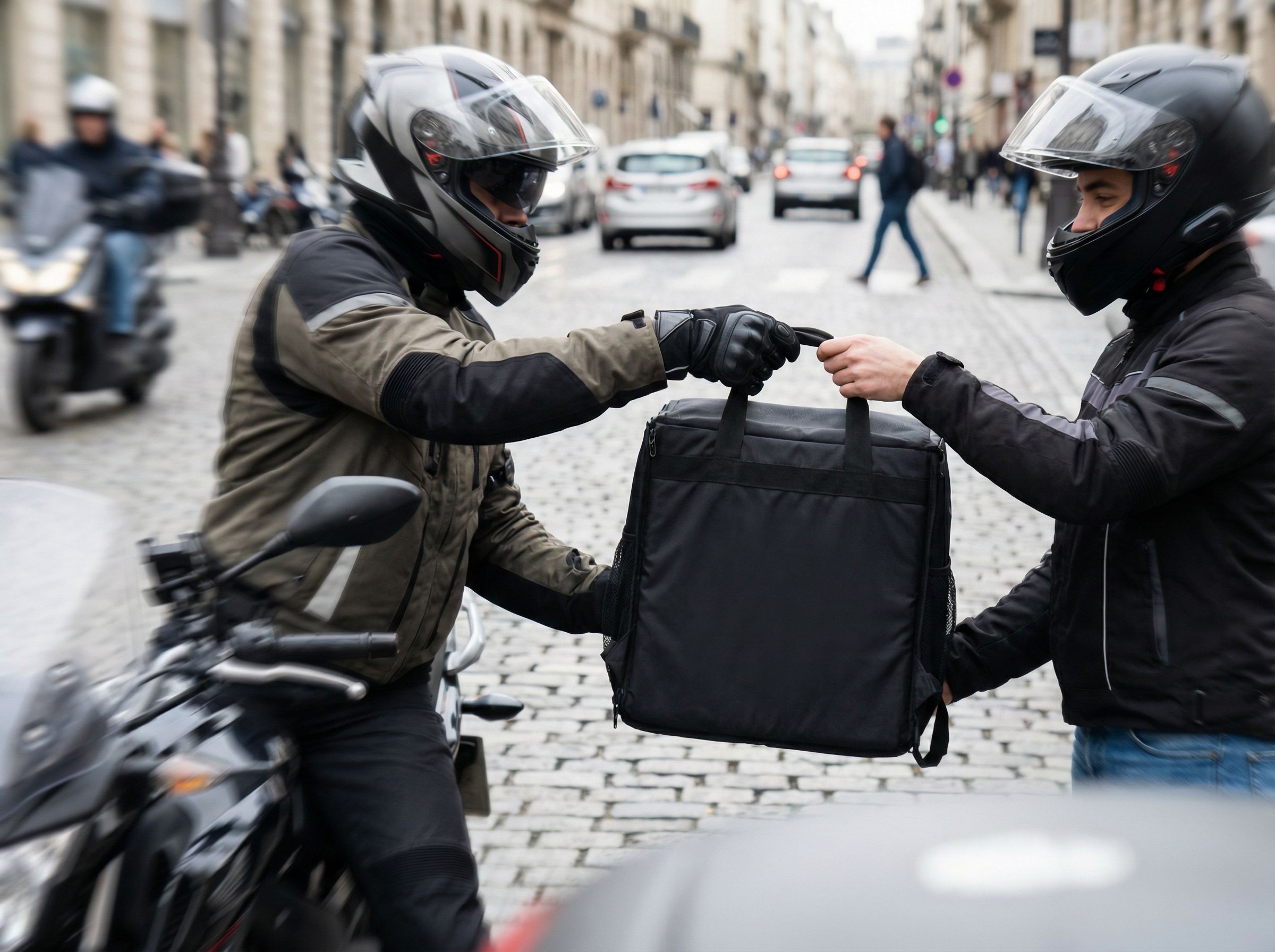 foilboard, hydrofoil, kitesurfer, rider, sea, water, lines, bar, surfboard, nature, waves